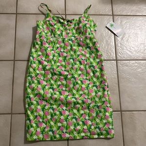 New Lilly Pulitzer Size 6 Cotton Summer Flirty Cocktail Travel Mini Dress